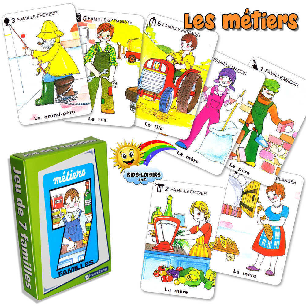 Jeu des sept familles traditionnel Kids