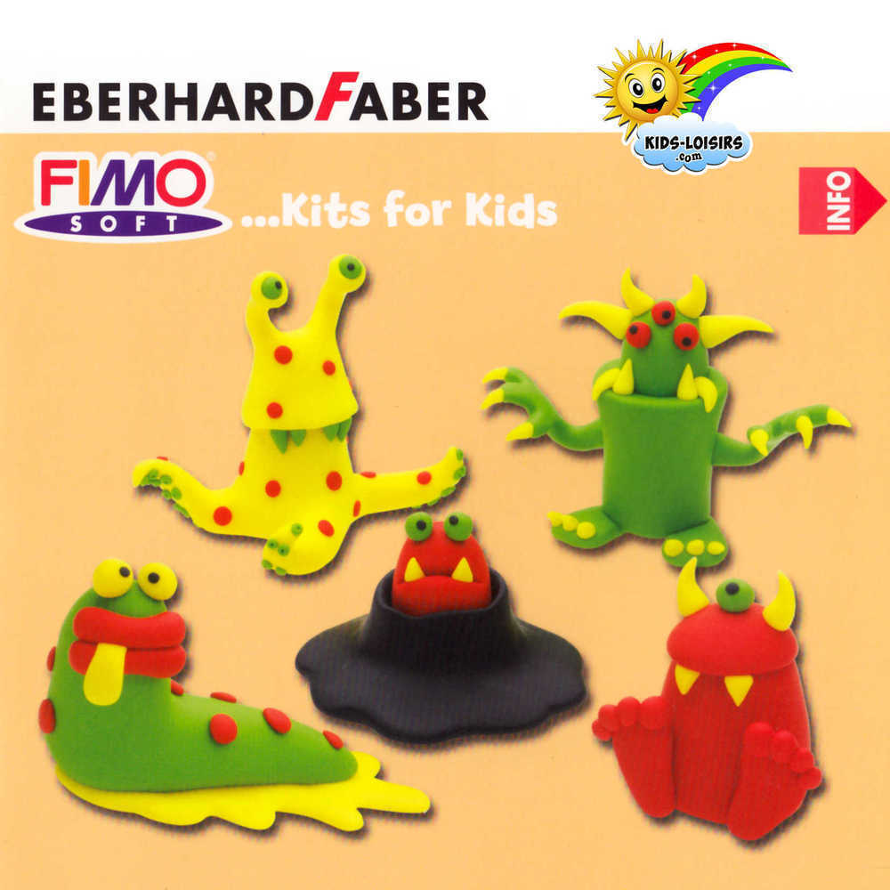 Kit créatif enfant DIY aliens en pâte à modeler