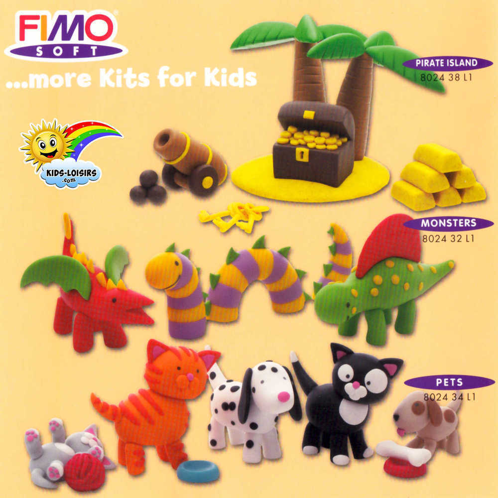 Kit Découverte Pâte Fimo - Animaux de la Ferme