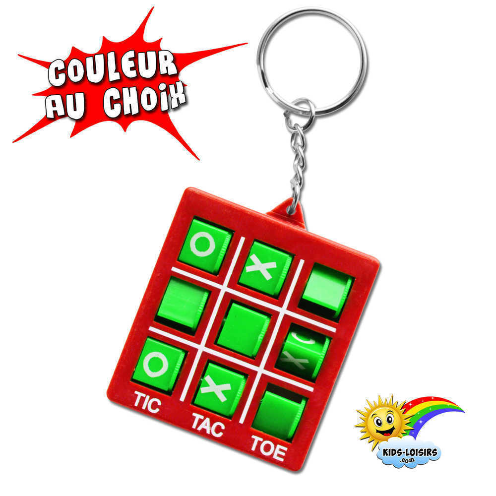 1 Pièce Porte-clés Avec Jeu Tic Tac Toe Ox, Trois Rangées De Cercles De  Combat Croisés, Pochette Créative Pour Accessoires Pendentif Arbre De Noël, Mode en ligne