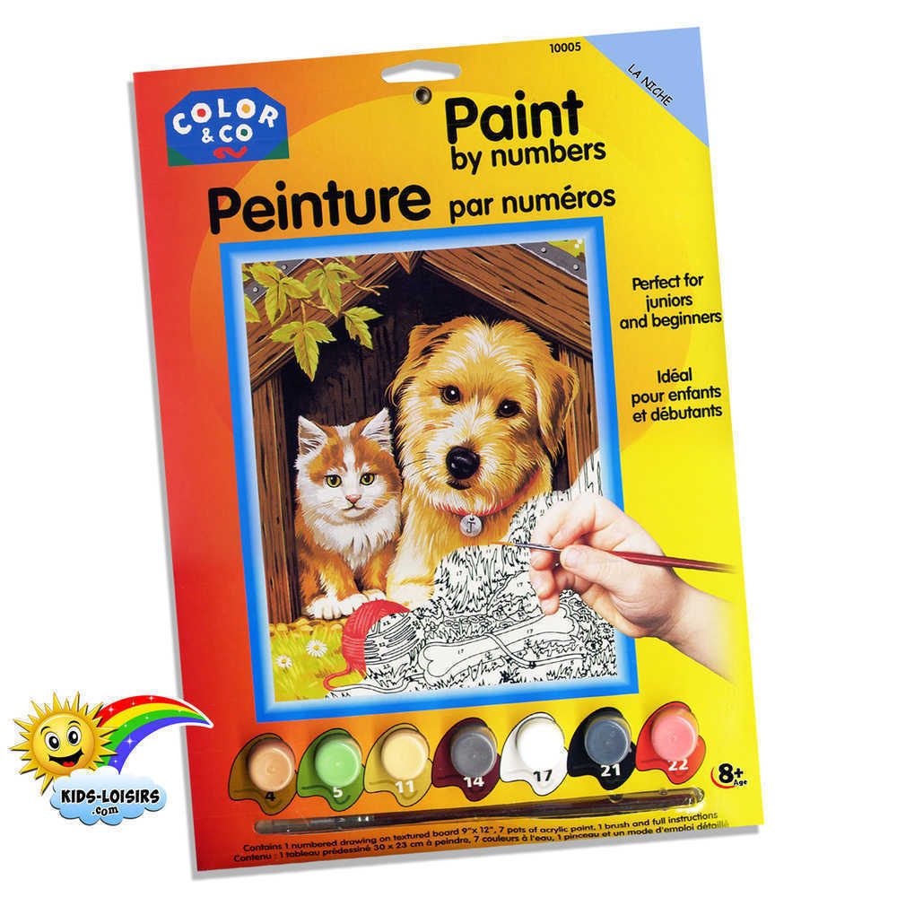 Peinture Par Numéros Animaux A Colorier Lavable Peinture Numerotee Adulte  Tableau Peinture Enfant Peinture Numero Adulte For[u6972] - Cdiscount  Beaux-Arts et Loisirs créatifs